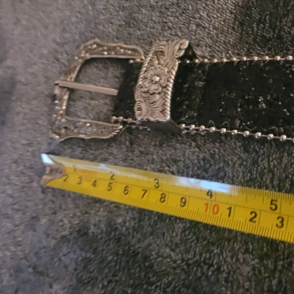Black Rhinestone Belt with Glitz Belt